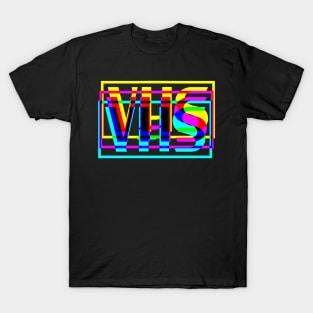 Retro VHS Glitched T-Shirt